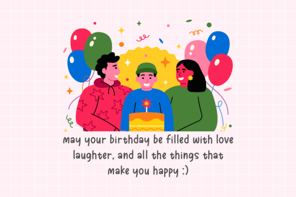 Birthday Notes Font preview 2
