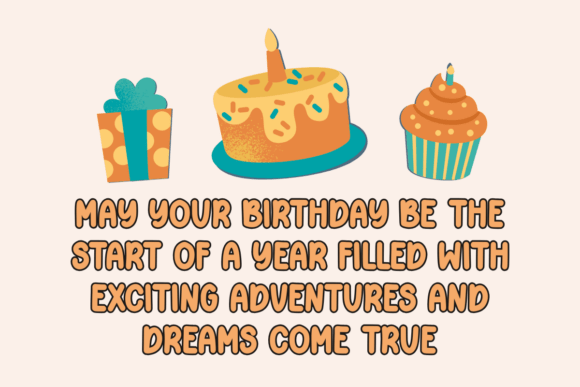 Birthday Schedule Font preview 2
