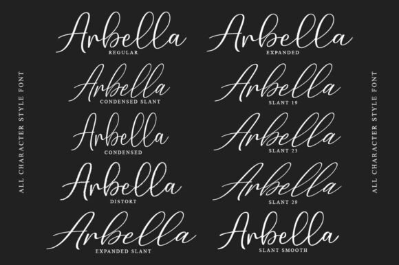 Birthday Signature Font preview 2