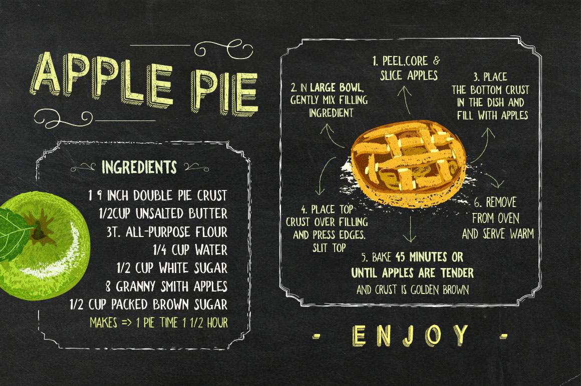 BiteChalk Font preview 3