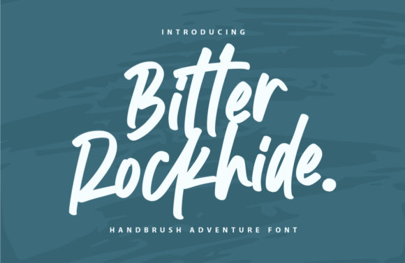 Bitter Rockhide Font Bitter Rockhide Font