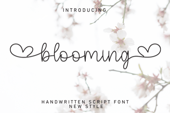 Blooming Font