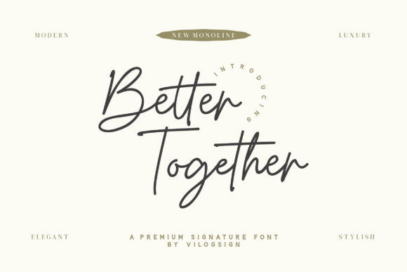 Better Together Font Better Together Font