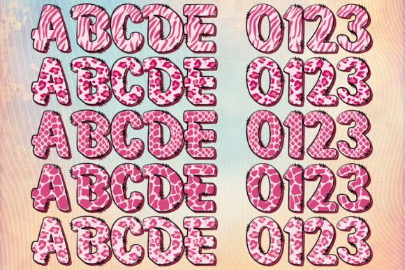 Breast Cancer Font preview 3