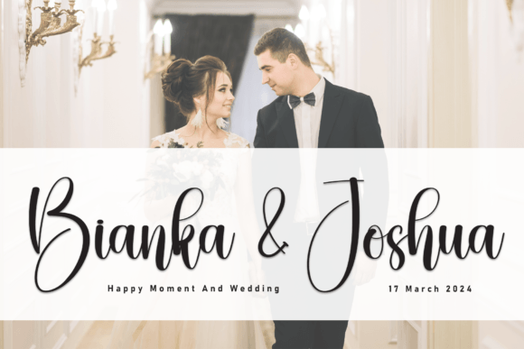Bride Font preview 2