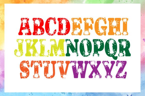 Brush Splash Font preview 2