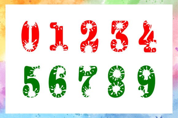 Brush Splash Font preview 3