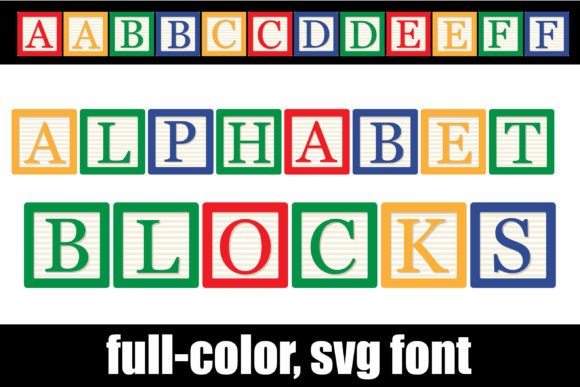 Alphabet Blocks Font