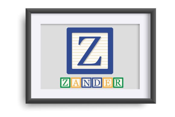 Alphabet Blocks Font preview 4