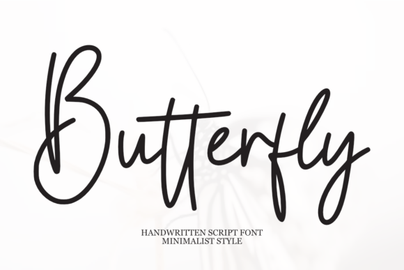 Butterfly Font Butterfly Font