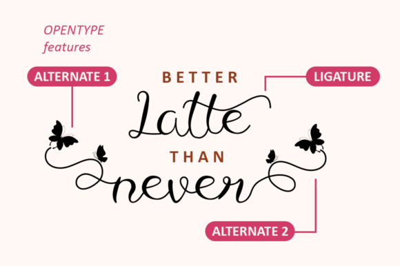 Butterfly Font preview 3