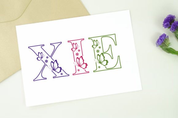 Butterfly Inside Font preview 3