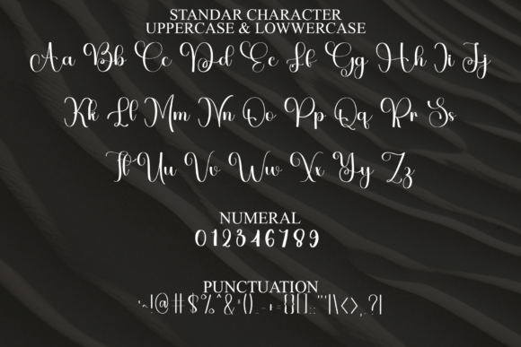 Calligraphy Font preview 3