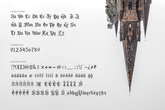 Cambridge Font preview 2