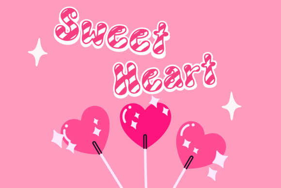 Candy Cane Font preview 2