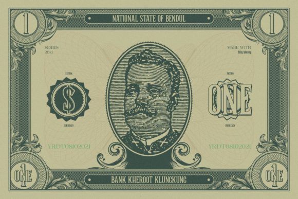 Billy Money Font preview 2
