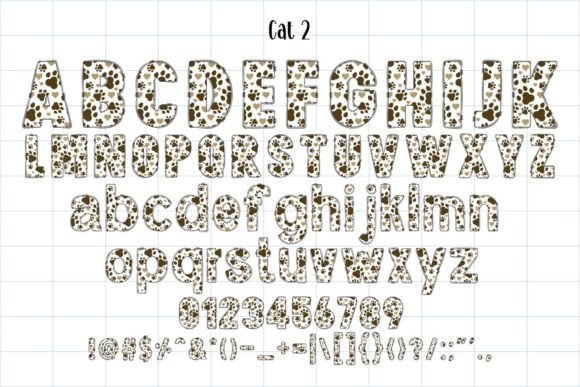 Cat Font preview 3