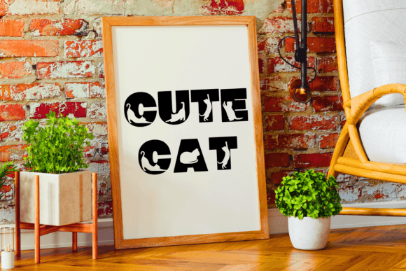 Cat Font preview 4