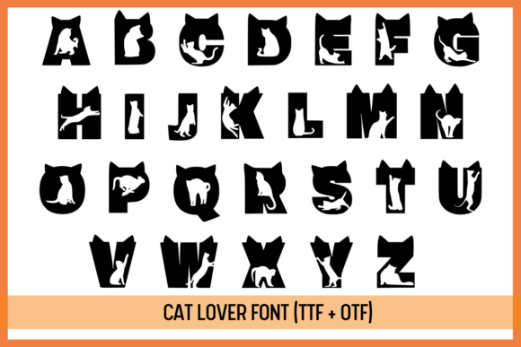 Cat Lover Font preview 2