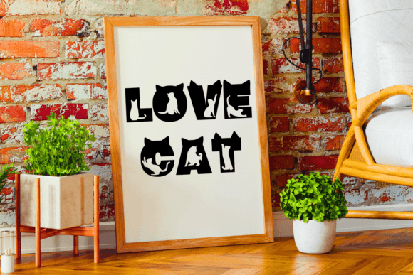Cat Lover Font preview 4