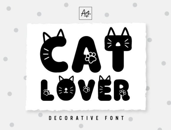 Cat Lover Font Cat Lover Font
