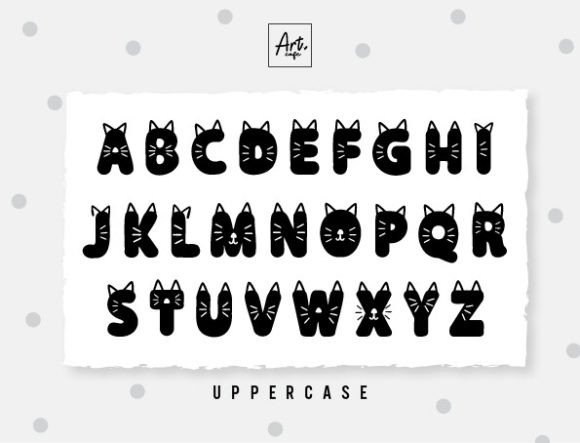 Cat Lover Font preview 2