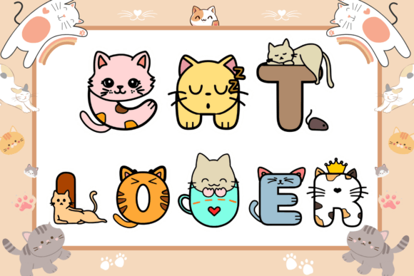 Cat Lover Font Cat Lover Font