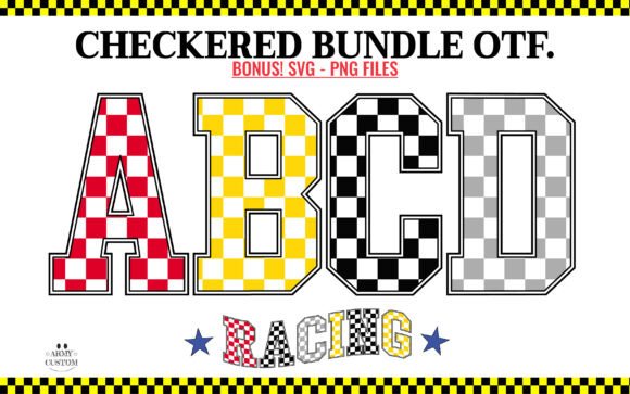 Checkered Font