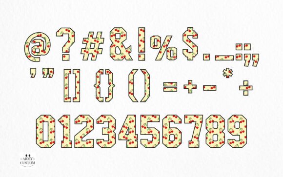 Cherry Font preview 3