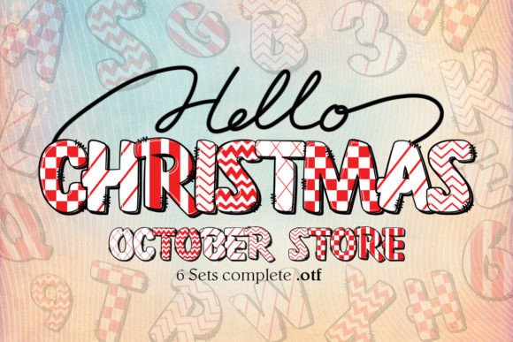 Christmas Font preview 2