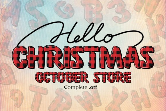 Christmas Font preview 2