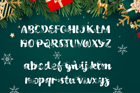 Christmas Font preview 3
