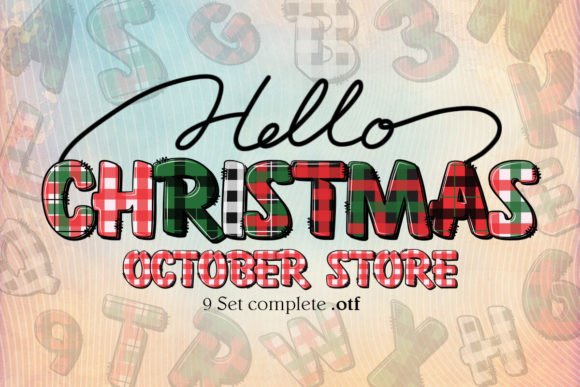 Christmas Font preview 2