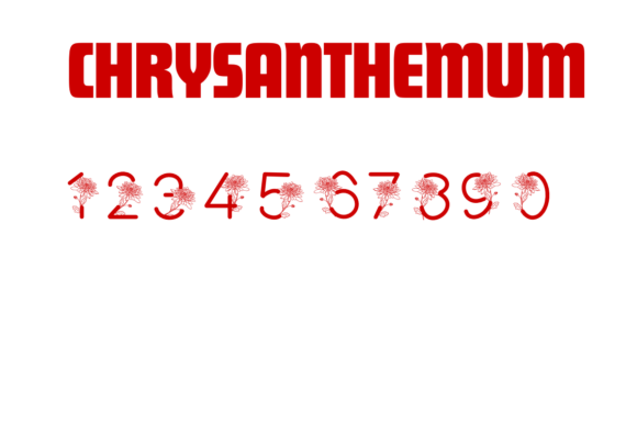 Chrysanthemum Font preview 3