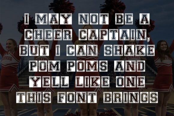 Cheer Font preview 4