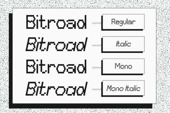 Bitroad Font preview 2