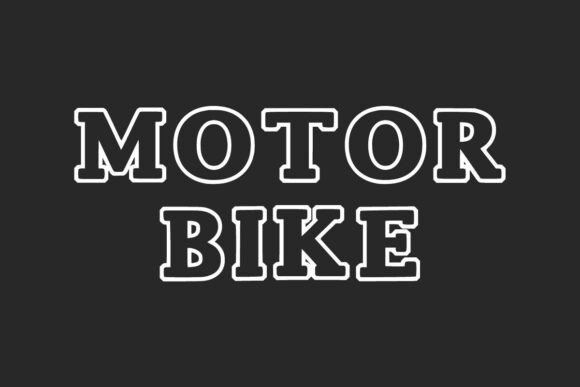 Blessy Outline Font preview 2
