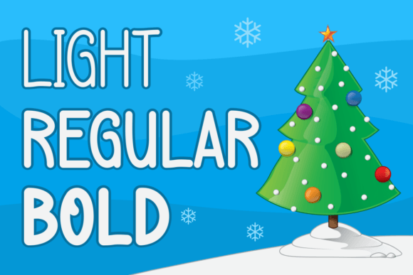 Cheerful Santa Font preview 4