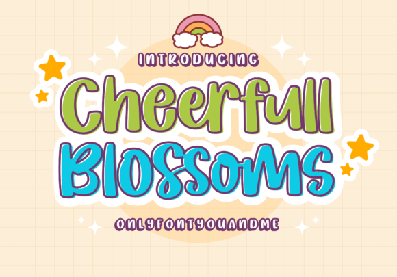 Cheerfull Blossoms Font