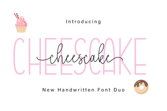 Cheescake Duo Font Cheescake Duo Font