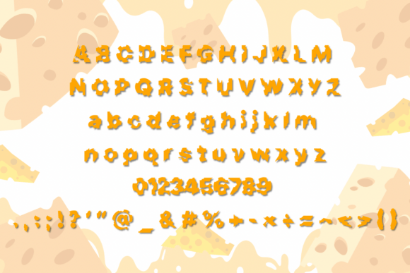 Cheese Font preview 2
