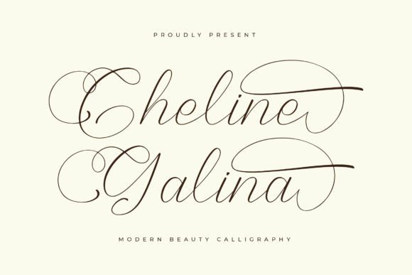 Cheline Galina Font