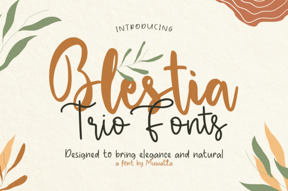 Blestia Trio Font Blestia Trio Font