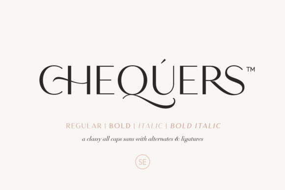 Chequers Font