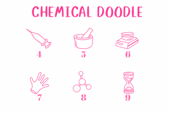 Chemical Doodle Font preview 4