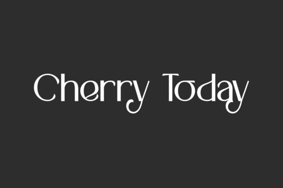 Cherry Today Font Cherry Today Font