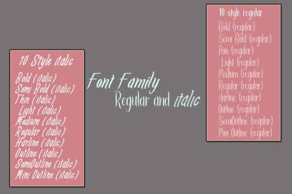 Amlight Family Font preview 2