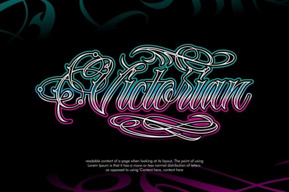 Chicago Font preview 2