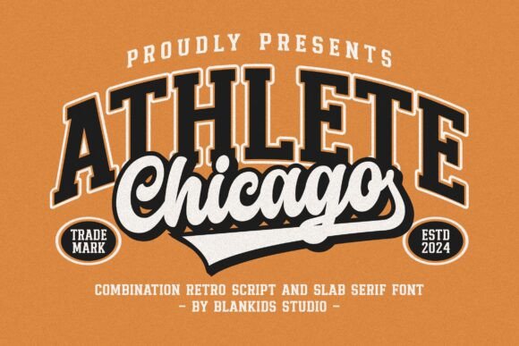 Chicago Athlete Font Chicago Athlete Font