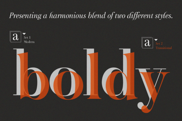 Chic Style (serif Family) Font preview 3